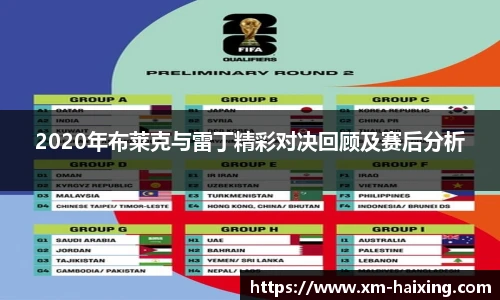 2020年布莱克与雷丁精彩对决回顾及赛后分析